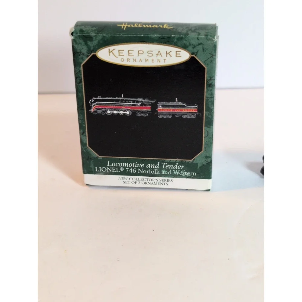 Hallmark Christmas Ornaments Lionel 746  Tender Norfolk Western 1999